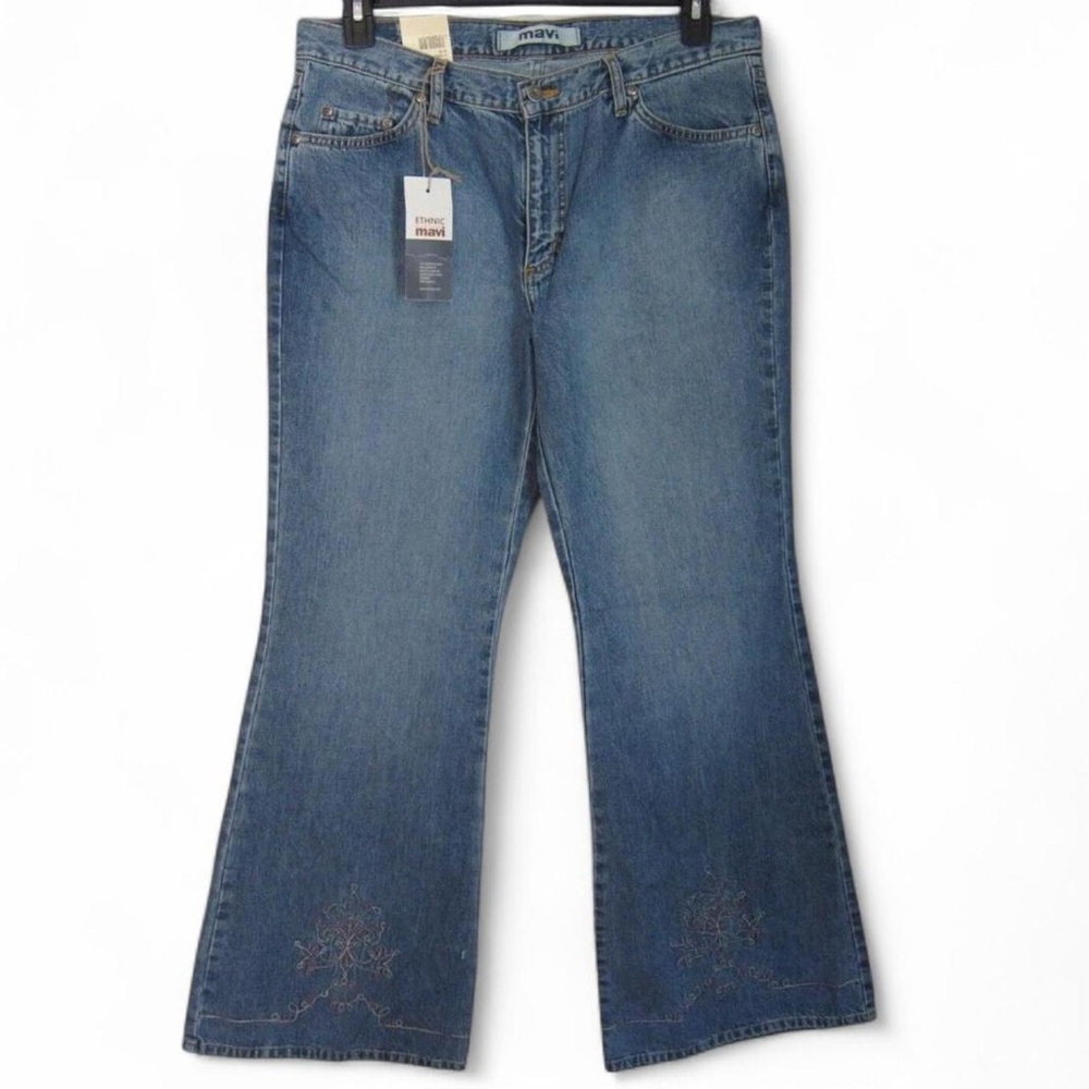Deadstock Mavi Jeans 192 Bell Bottom Embroidery